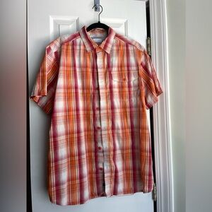 Mens Columbia short sleeve shirt size large